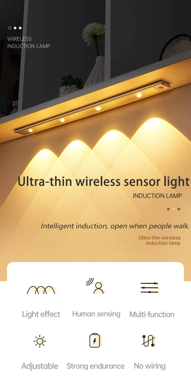 Elvra Living Smart+ Motion Light - ultra-thin design