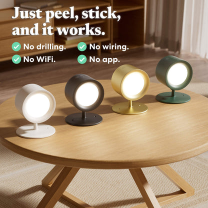 Magnetic Rotating Wall Light – Dual-Mode Ambient Lamp
