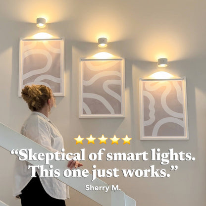 Magnetic Rotating Wall Light – Dual-Mode Ambient Lamp